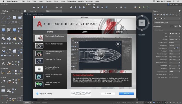 Autocad 2017 update mac